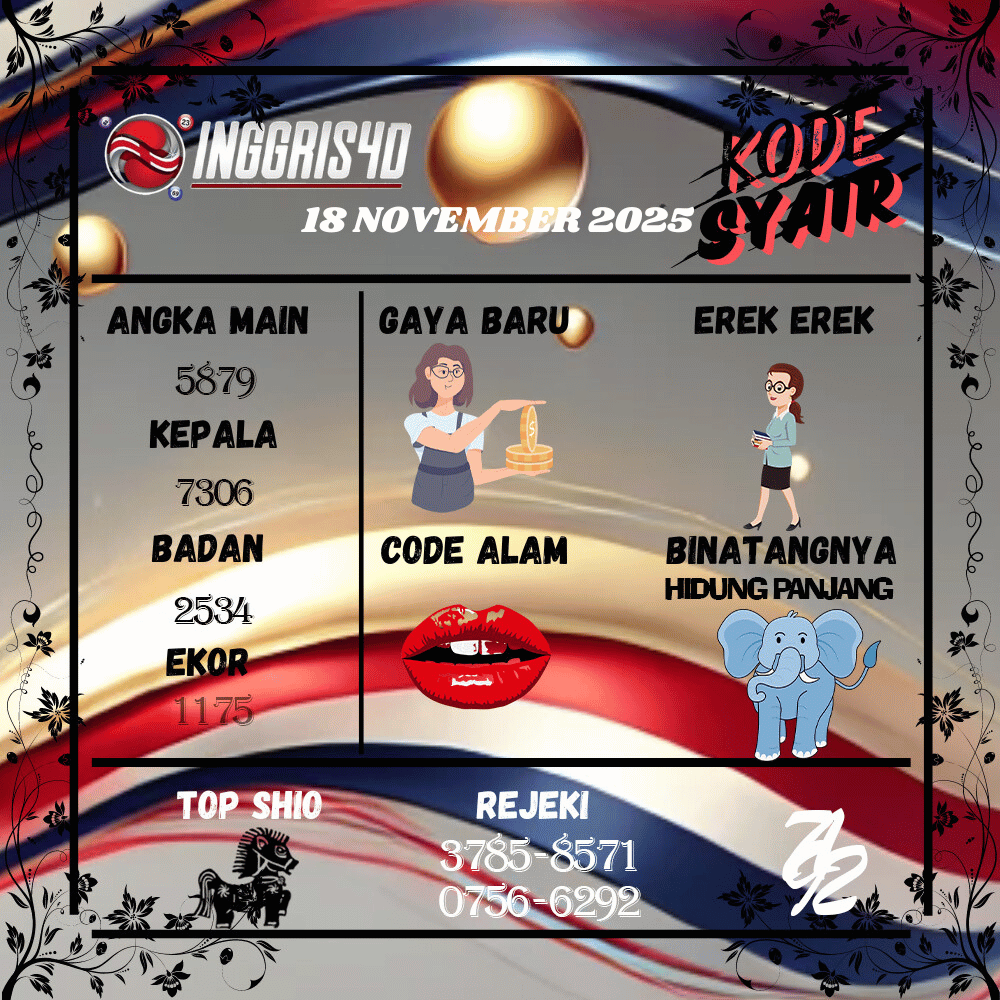 Kode Syair Inggris4D Pools - November Pools