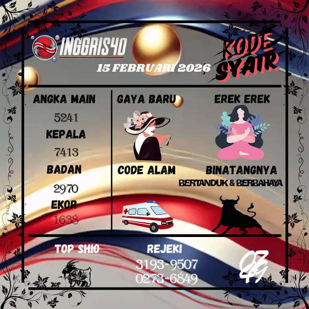 Kode Syair Inggris4D Pools Februari 2026