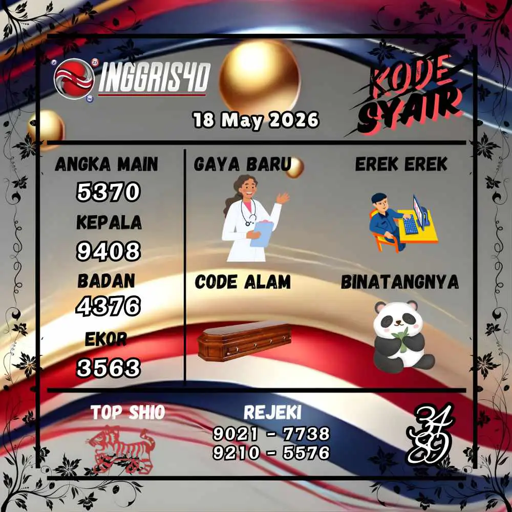 Kode Syair Inggris4D Pools Mei 2026